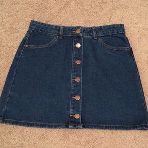 Forever 21 jean skirt